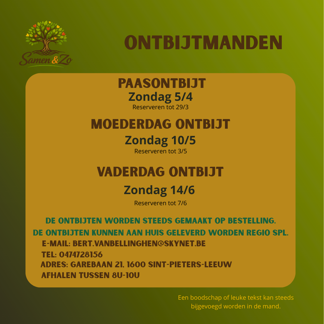 Ontbijtmanden